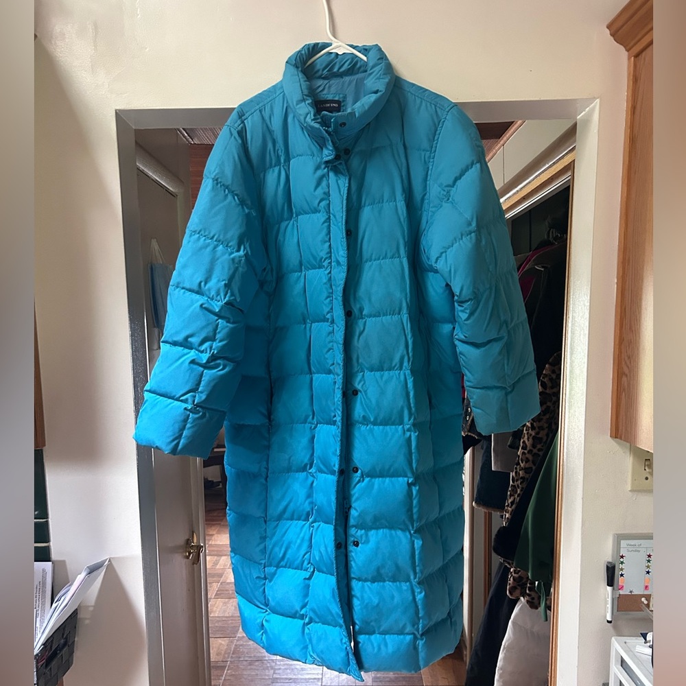 Lands end long coat